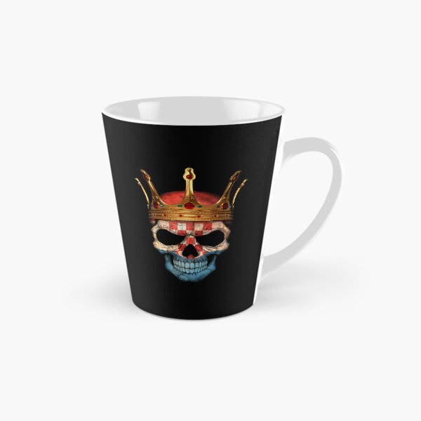 Item preview, Croatian Flag Skull with Crown designed and sold by JeffBartels.