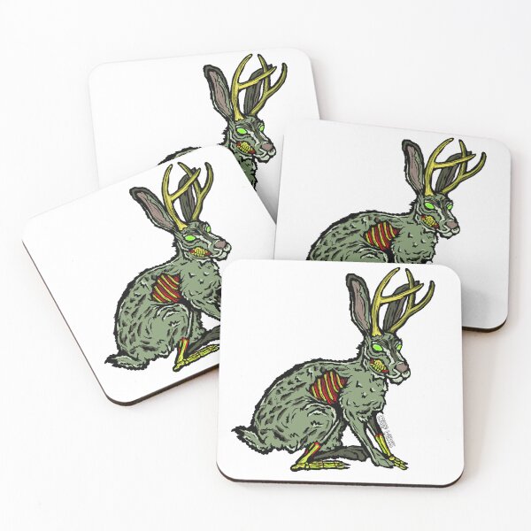 Item preview, Yellowstone Zombie Jackalope Legendary Wild Animal  designed and sold by maroonbeard.