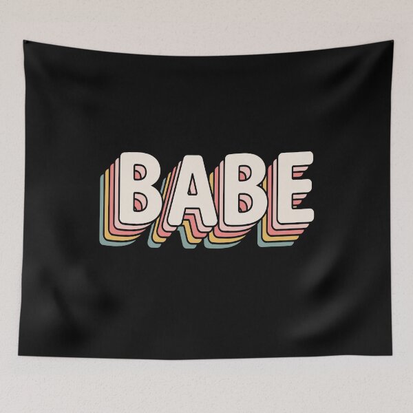 Aperçu de l'œuvre Babe Rainbow Bridal Matching Bachelorette Bridal Party Demoiselle d'honneur créée et vendue par SocialLook.