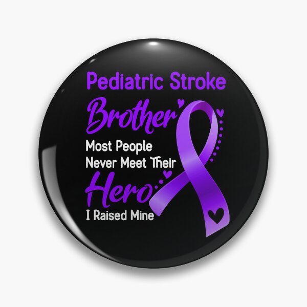 Item preview, Pediatric Stroke Brother Most People Never Meet Their Hero I Raise Mine designed and sold by tenjun16.
