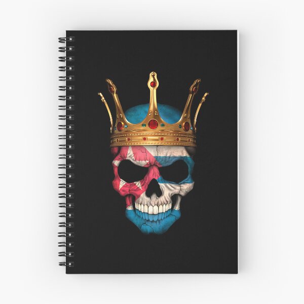 Item preview, Cuban Flag Skull with Crown designed and sold by JeffBartels.