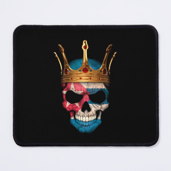 Item preview, Cuban Flag Skull with Crown designed and sold by JeffBartels.