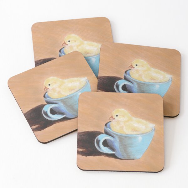 Item preview, Chick in a Blue Cup designed and sold by Shelly  Moore.