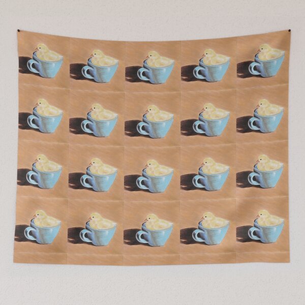 Item preview, Chick in a Blue Cup designed and sold by Shelly  Moore.