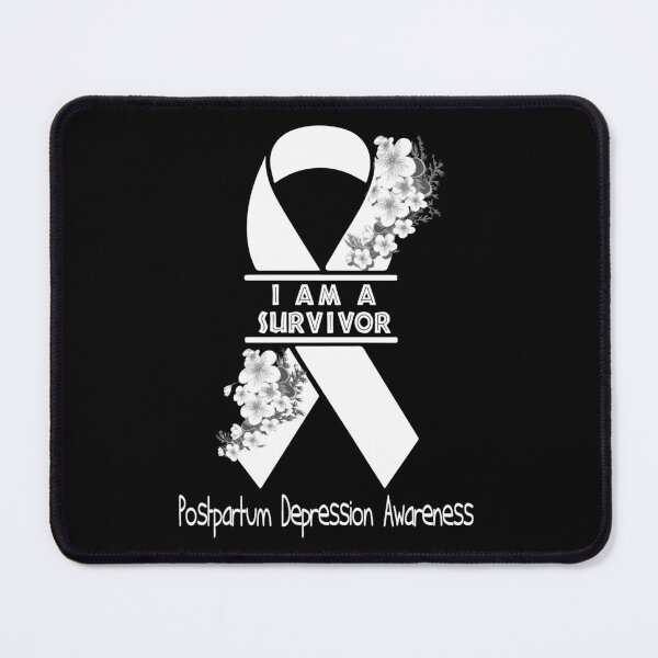 Item preview, I Am A Suvivor Ribbon Postpartum Depression Awareness designed and sold by heppenp.