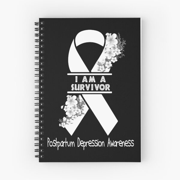Item preview, I Am A Suvivor Ribbon Postpartum Depression Awareness designed and sold by heppenp.