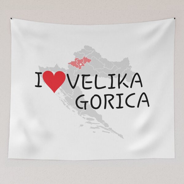 Item preview, "I Love Velika Gorica" designed and sold by MC Art Studio.