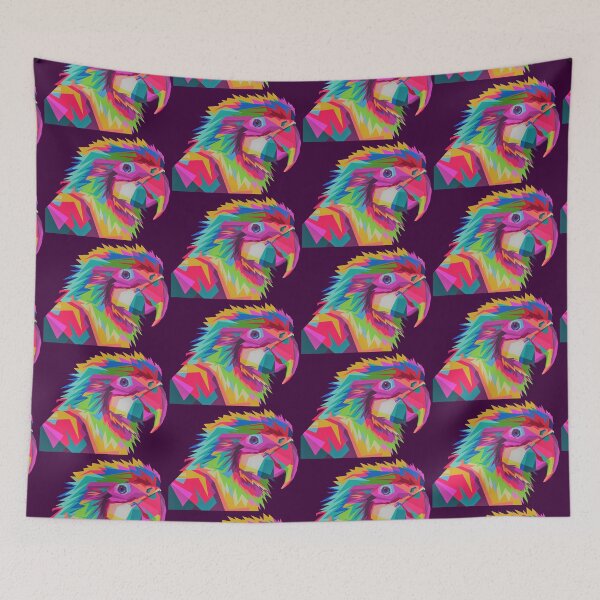 Item preview, Rainbow Macaw - Geometric Art designed and sold by TheEndlessStore.