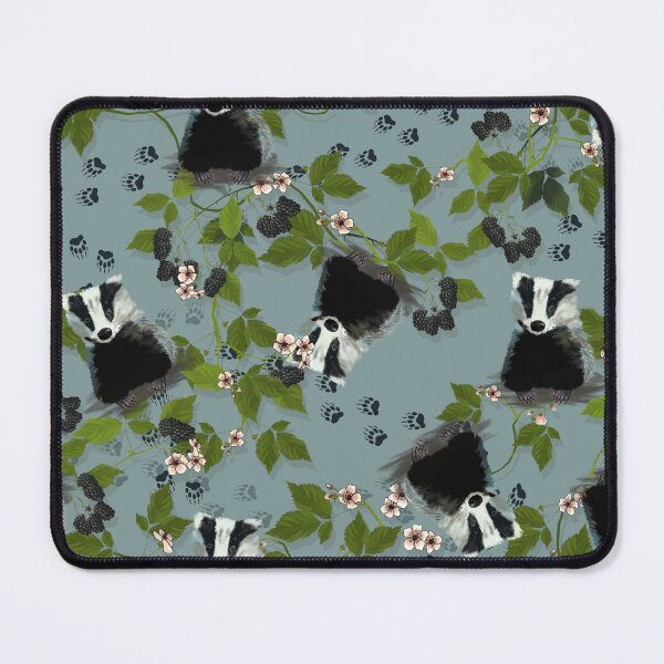 Item preview, Badgers and Blackberries designed and sold by WildBirdArt.