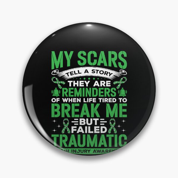 Item preview, My Scars Tell A Story Traumatic Shirt, Brain Injury Awareness Shirt, TBI Green Ribbon Shirt, TBI Fighter Shirt, Brain Surgery Tee, TBI Gift designed and sold by aymob.
