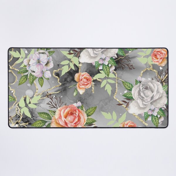 Item preview, Grey Floral Print designed and sold by Lylabean22.
