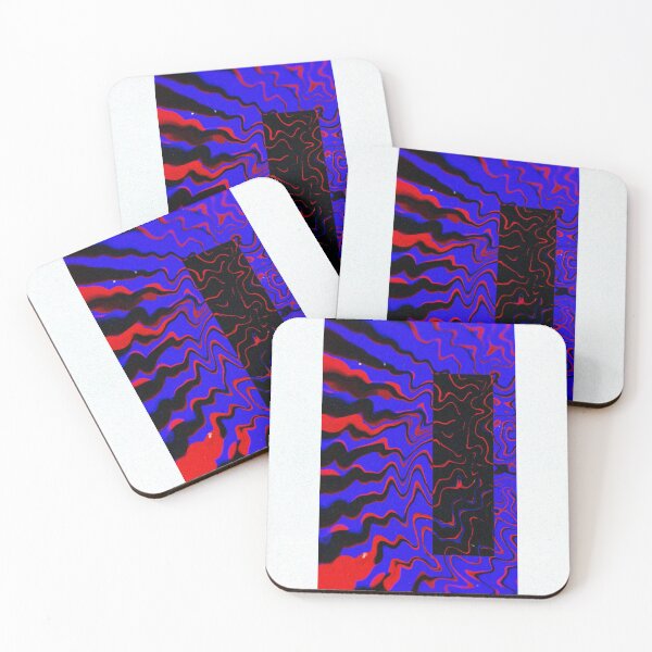 Item preview, Red / Purple waves edit designed and sold by animalwithclo.