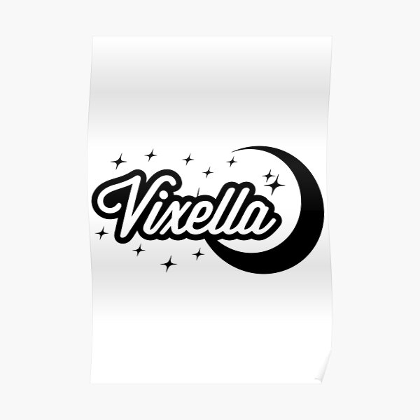 vixella-merch-vixella-logo-poster-by-morinomiya-redbubble