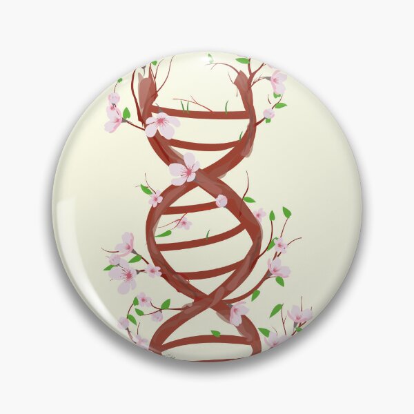 Item preview, pastel DNA flowers ,spring dna structure Sakura molecule designed and sold by ELmezz.