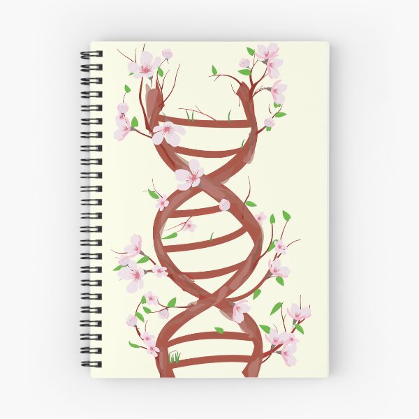 Item preview, pastel DNA flowers ,spring dna structure Sakura molecule designed and sold by ELmezz.