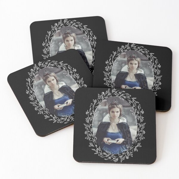 Item preview, Dark Princess in a White Leaf Frame  designed and sold by CreativNode.