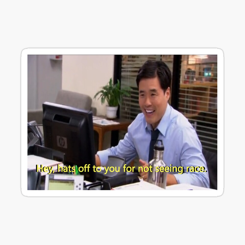 The Office Asian Jim not see race