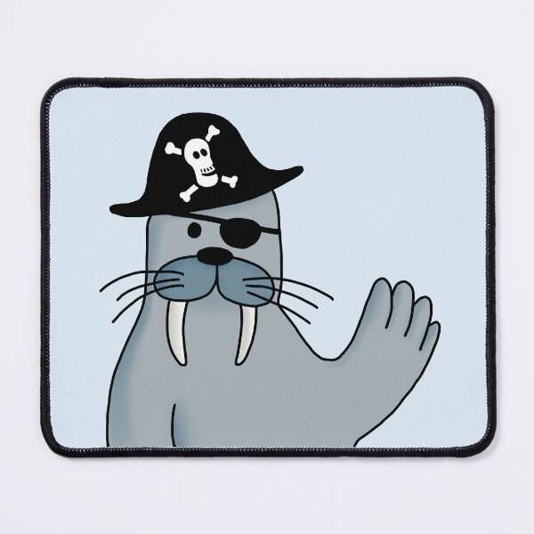 Item preview, Pejo the pirate walrus designed and sold by Optimalistin.