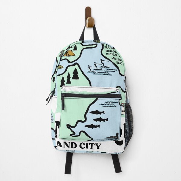 Item preview, Minocqua Map designed and sold by fiberandgloss.