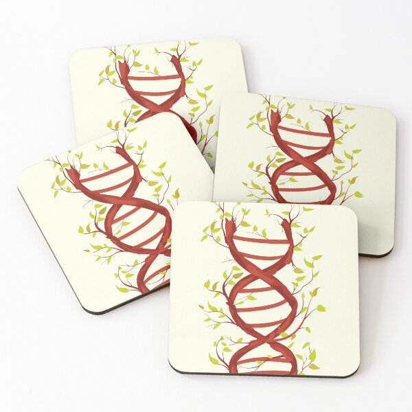Item preview, DNA flowers ,spring dna structure trees floral molecule designed and sold by ELmezz.