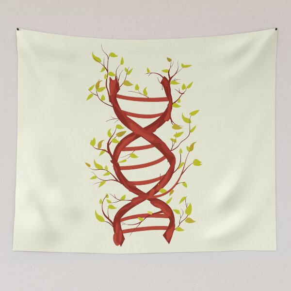 Item preview, DNA flowers ,spring dna structure trees floral molecule designed and sold by ELmezz.
