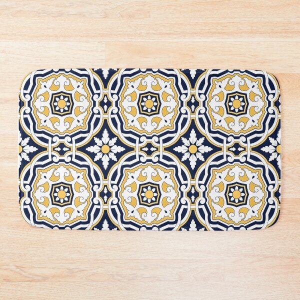 Item preview, Traditional Portuguese Tiles Seamless, Portuguese Tiles Pattern Design, Portuguese Tiles Azulejos, Blue and White Portuguese Tile designed and sold by Paintcorner.