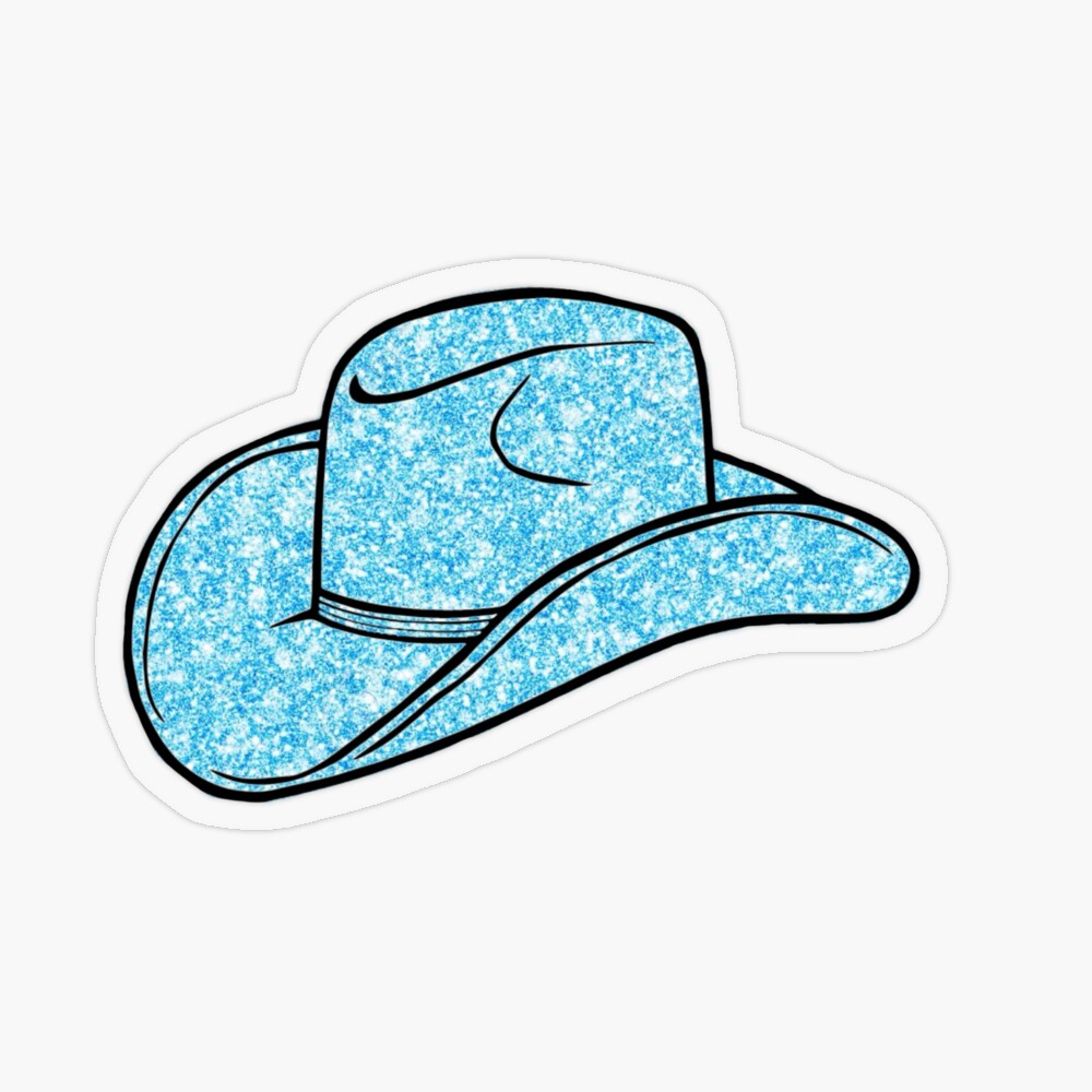 Blue Glitter Stetson Cowboy Hat