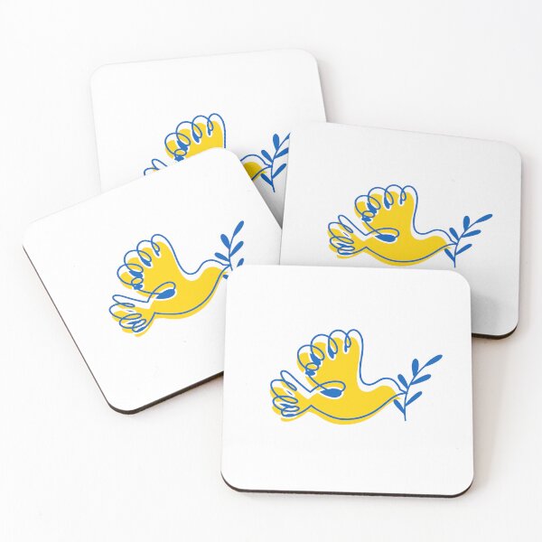 Item preview, Ukraine Dove Ukrainian Peace Bird Symbol Solidarity Unity designed and sold by gkao.