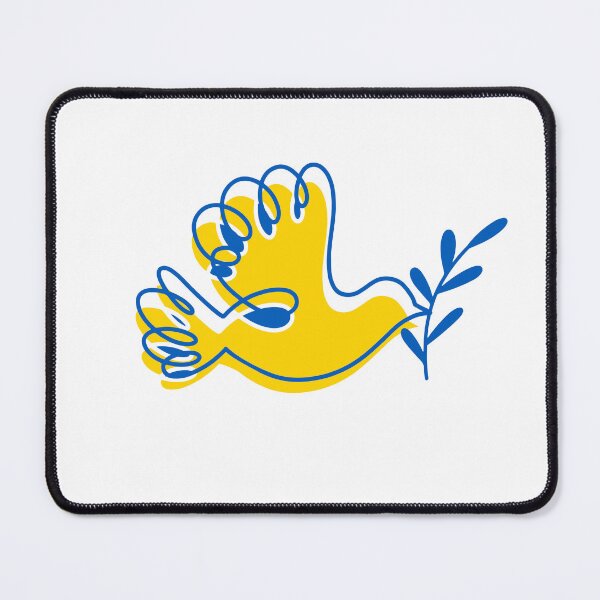 Item preview, Ukraine Dove Ukrainian Peace Bird Symbol Solidarity Unity designed and sold by gkao.