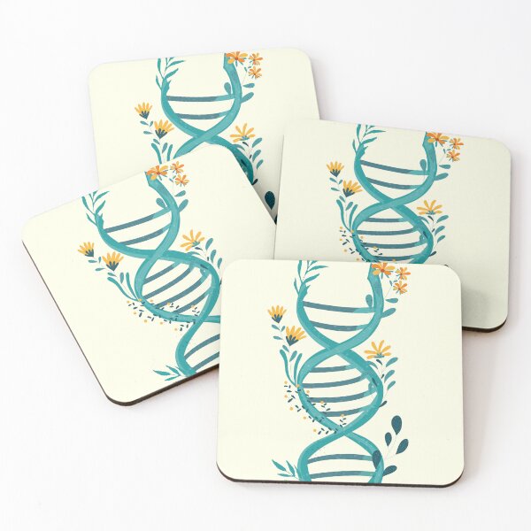 Item preview, DNA flowers ,spring dna structure trees floral molecule designed and sold by ELmezz.