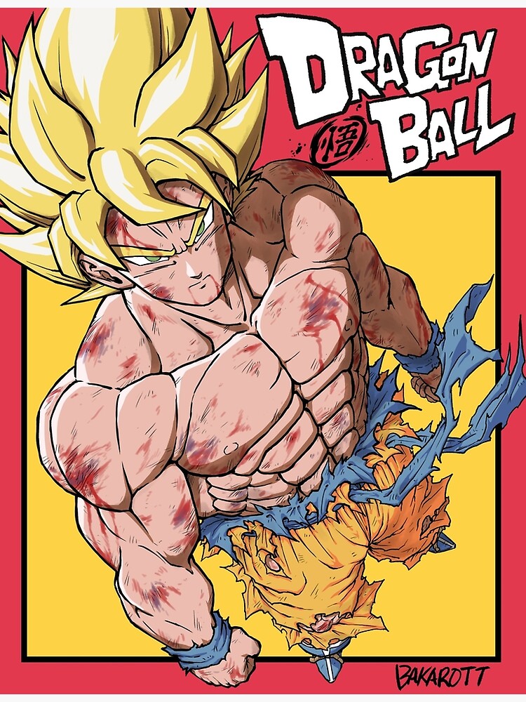 Goku Super Saiyan Poster For Sale By Zvonbal Redbubble