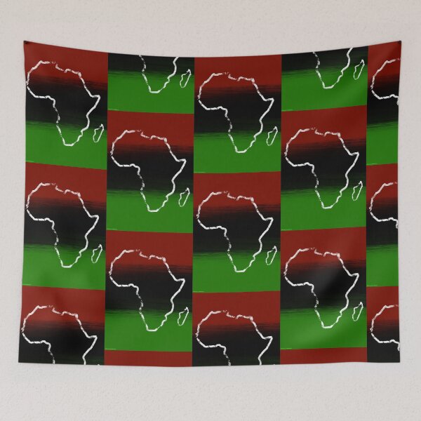 Item preview, Pan African flag Juneteenth designed and sold by AdonisCreations.
