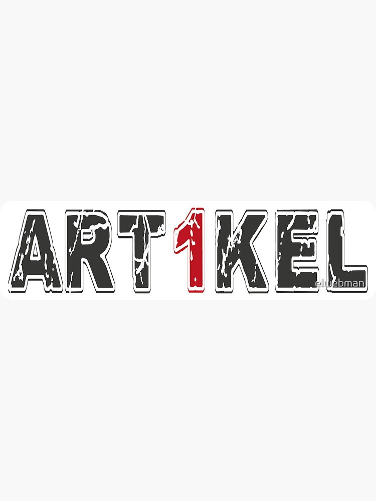 Thumbnail 3 of 3, Sticker, artikel 1-2 designed and sold by elwebman.