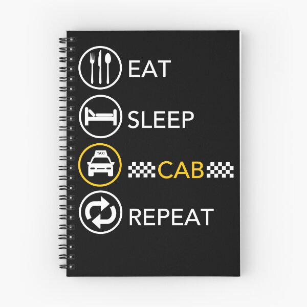 Item preview, Eat Sleep Cab Repeat - Taxi Driver - Cab Driver Gift designed and sold by JukeLox.