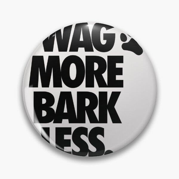 Item preview, WAG MORE BARK LESS. Sticker designed and sold by MircoHeck.