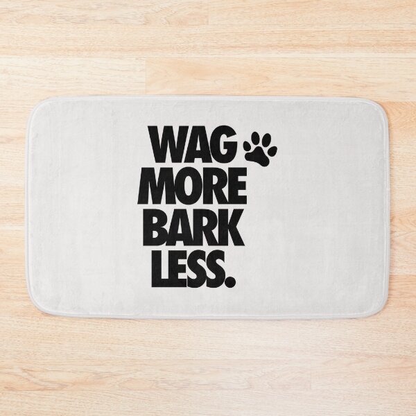 Item preview, WAG MORE BARK LESS. Sticker designed and sold by MircoHeck.