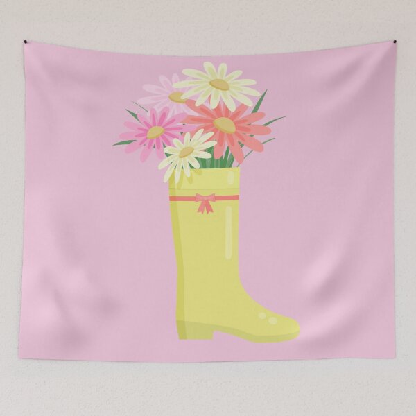 Item preview, FLOWRS AND RAIN BOOTS  designed and sold by DiscoVibes.