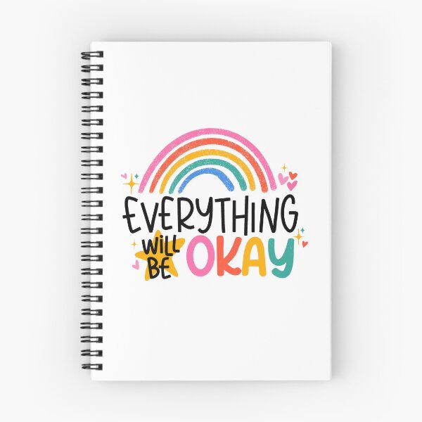 Item preview, Everything will be okay positive happy quote designed and sold by happyzo.