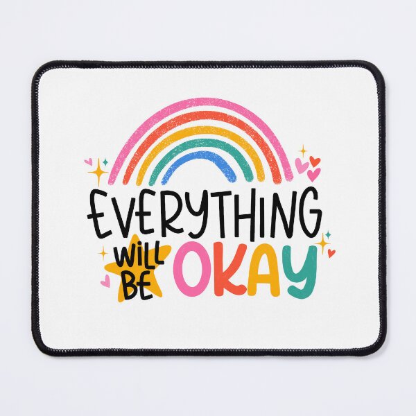 Item preview, Everything will be okay positive happy quote designed and sold by happyzo.