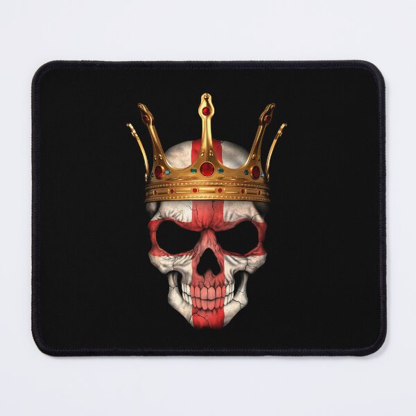 Item preview, English Flag Skull with Crown designed and sold by JeffBartels.