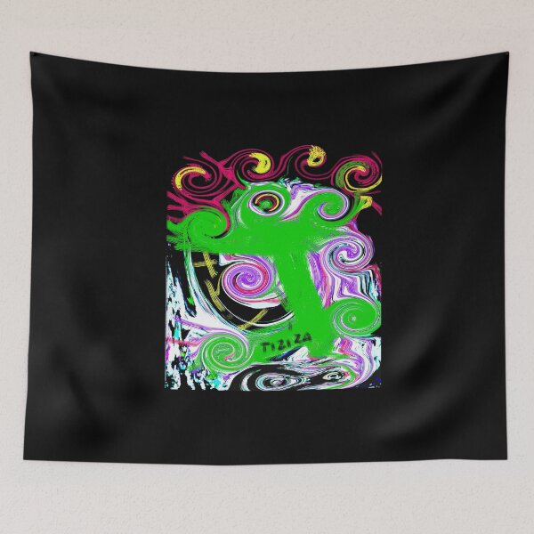 Item preview, abstract art blooming artistic painting designed and sold by Tiziza.