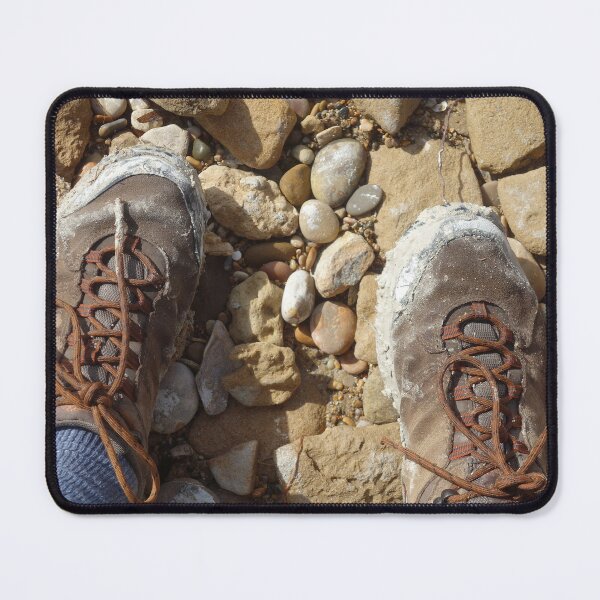 Item preview, Dirty authentic trampling boots on a stony ground designed and sold by sopfanna.
