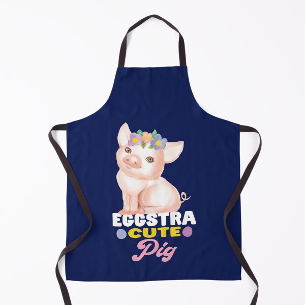 Item preview, Cute Pig With Flowers Pig Lover Funny Easter Quote designed and sold by SharpThreadZ.