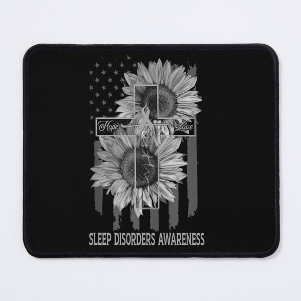 Item preview, Faith Hope Love American Flag Sunflower Christian Cross Sleep Disorders Awareness designed and sold by Tadmab.