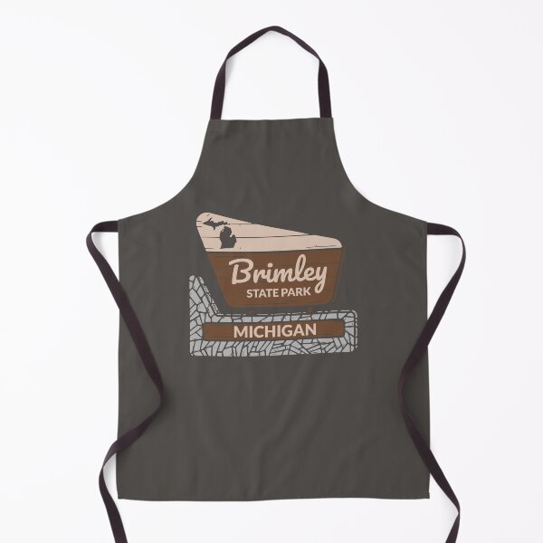 Item preview, Brimley State Park Michigan Entrance Welcome Sign MI designed and sold by palmettodigital.