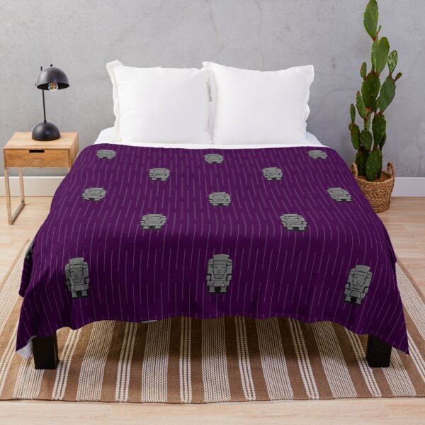 Item preview, Tlaloc Rain God Monolith Pattern (Purple) designed and sold by ArteTeoma.