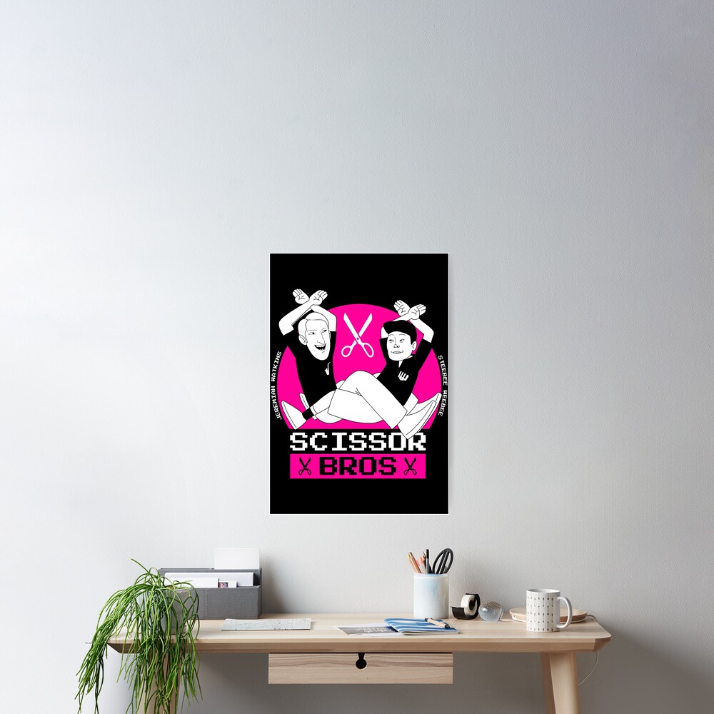 "Scissor Bros Merch Scissor Bros Logo" Poster by MorinoMiya Redbubble