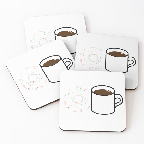Item preview, Coffee With A Donut 8 designed and sold by Majo Art ✦ Digital Artist .