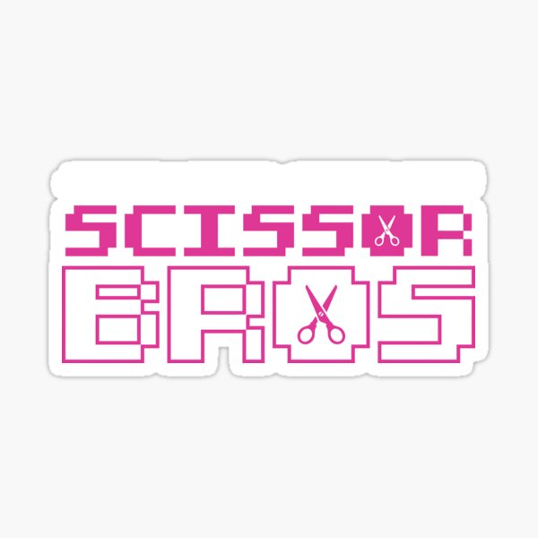 "Scissor Bros Merch Scissor Bros Logo" Sticker for Sale by MorinoMiya Redbubble