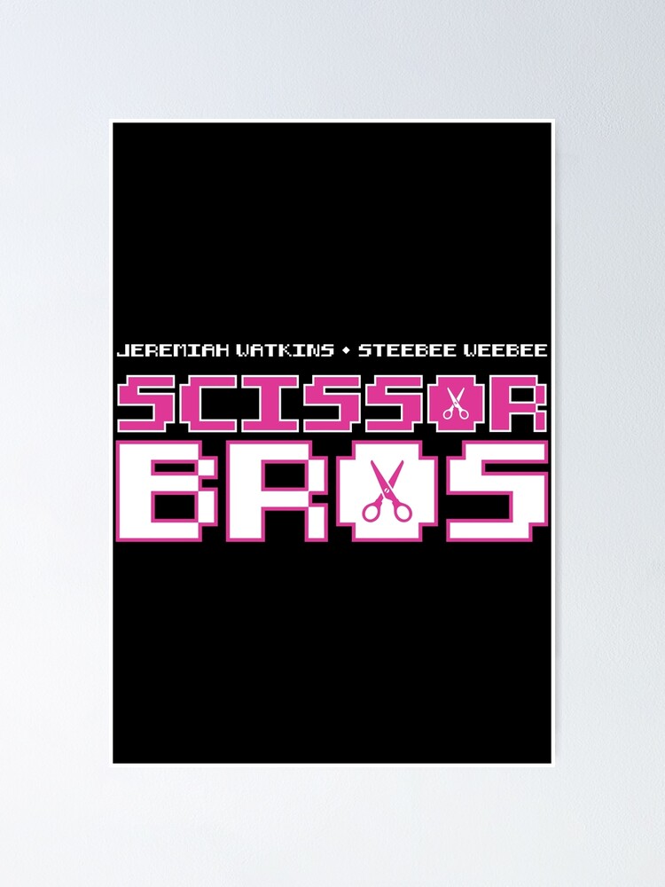 "Scissor Bros Merch Scissor Bros Logo" Poster by MorinoMiya Redbubble